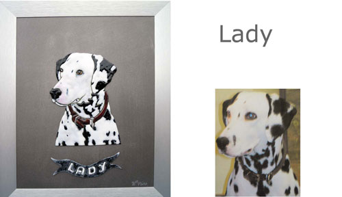 chien dalmatien lady